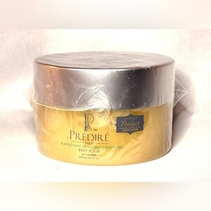 Predire Paris Almond Vanilla Sea Salt Body Scrub Exfoliating 10.5 oz New Sealed